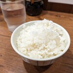 旭川ラーメン 大雪軒 - 白めし（150円）