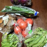 道の駅 せせらぎの里 こうら - 料理写真:買った野菜たち