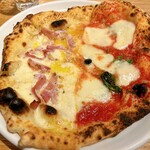 Pizzeria Tararri - マルゲリータ&ビアンカベーコン　※平日限定ピッツァランチ（1,600円税込）