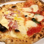 Pizzeria Tararri - マルゲリータ&ビアンカベーコン　※平日限定ピッツァランチ（1,600円税込）