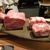 銀座 kappou ukai 肉匠 - この日のお肉は茨城県産　黒毛和牛テールとサーロイン