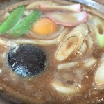 Sanuki Udon Mamedanuki - パンチあるニンニク味噌煮込みうどん（●＾o＾●）♬♬♬