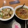 Taiwanese Shoryu - 味噌台湾麺と中華飯のセット。お腹がはち切れますw