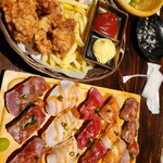 Zenseki Private rooms Izakaya Niku Zushi All you can eat Niku Yaro Shinjuku Hon Ten - 