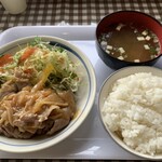 えんむすび - 料理写真:しょうが焼き定食　850円