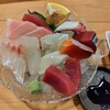 居酒屋マナヤ - 料理写真:お造り盛り合わせ。1人前にダウンサイズ。