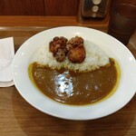 カレーショップ C&C - 鶏の竜田揚げカレー。