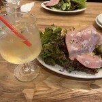 Pizzeria Tararri - サラダ＋飲み物