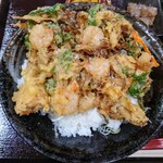 Okaeri Dokoro Inochikara - 令和6年6月 ランチタイム(11:00〜14:30)
                      塩かきあげ丼(小鉢、漬けもの、みそ汁付) 税込950円