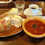 Coffee House Anzu Mura - ランチ どんすぱセット & ホットコーヒー 1,600円