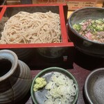 Ajimen Saitamashiurawaku Kitaurawa Ten - お蕎麦とミニネギトロ丼セット