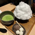 御菓子司　亀屋 - 料理写真:本格抹茶が味わえる　極み抹茶かき氷（こしあん）