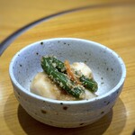 Kani Tsuu Hakata Ten - 小芋のそぼろ煮・・よくお味が浸みていて、美味しいですね。