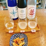 酒の中村園 - 日本酒飲み比べ