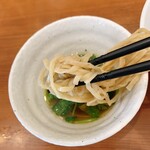 Chuka Soba Shichimencho - 羅臼昆布と浅利のつけそば   次は出汁スープに浸して