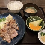 Jizake BAR Yamashin - 焼もち豚味噌粕漬定食