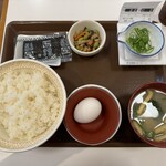 Sukiya Sumiyoshi ShinOohashidori Ten - たまかけ納豆朝食（大盛り）