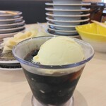 Hama Zushi Kiryu Aioicho Ten - もちろん、いつものコーヒーゼリーバニラアイス乗せは忘れずにね♡