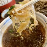 信州蕎麦 わきゅう - かもつけ蕎麦@1,230円+特盛り@300円+蕎麦つゆ追加@60円