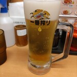 日高屋 - 生ビール