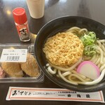 キッチン井筒屋 - かきあげうどん　いなり