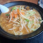 Denmaru Ichi Ni Roku Go Asahi Keisatsusho Mae Ten - 赤味噌タンメン 麺少量