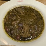 Restaurant Aladdin - ゴルメサブジ｡例えようのない独特な料理｡似ている味が思い浮かばない｡   ゲイメシチューは痛恨の撮り忘れ｡