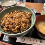 丸中 - かき揚げ丼定食