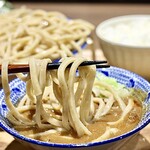 つけ麺 ささ木 - 全粒粉濃厚つけ麺レアチャーシュー・のり