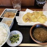 小倉一 - イカの天ぷら定食1,000円