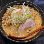 Mendokoro Hasumi Hiragishi Ten - まぐろ豚骨ピリ辛味噌ラーメン＠1,000円