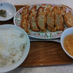 餃子の王将 - 餃子定食ダブル