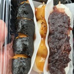 Chikozan Dango - 磯部だんご110円　みたらしだんご100円　あんだんご110円