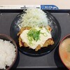 松のや - 料理写真:期間限定チキン南蛮定食（豚汁へ変更）