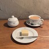 ELEPHANT FACTORY COFFEE - 料理写真:ホットカフェオレ、自家製ミニチーズケーキ