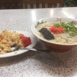 七福ラーメン - 大盛ラーメンチャーハンセット