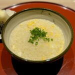 蟹たくみ - 食事 玉子雑炊