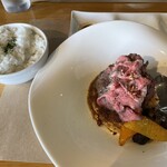 MASUYA Meat & Craft Beer - 北海道ローストビーフハンバーグセット