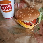 BURGER KING Obihiro Ten - チーズワッパーとドリンク