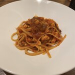 イタリアン アンド ワイン チャコール - 牛挽肉ととうもろこしのリングイネ