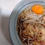 Sotei Jr Kokubunji Eki Kudari Home - かき揚げ　卵　　蕎麦