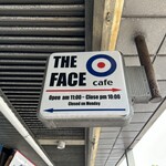 THE FACE CAFE - この看板が目印です。（2024年6月）