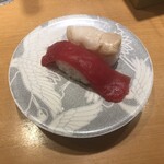 Gourmet Kaiten Zushi Hakotaro Ugaura Honten - 本まぐろ赤身+活つぶ