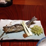 Shioyu So - 岩魚の塩焼き 温泉の塩で焼いてるそうです