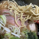 ramen chokushanikkou - 太麺固茹で