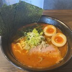 Hagiwara Ya Fujisawa Ten - 辛旨濃厚味噌ラーメン（並盛）  