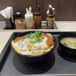 Matsu no Ya Takamatsu Kawaramachi Ten - カツ丼大盛り（味噌汁はお代わり可）