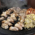 Samgyeopsal × Nabe × Korean OKOGE Umeda Higashitori Ten - 