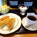 桜珈琲  - 料理写真:2023年5月　ホットドッグモーニング【税抜ドリンク代+310円＝780円】