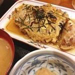 酒仙処はくら - ランチ。カツとじ定食。